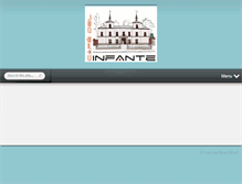 Tablet Screenshot of cafedelinfante.com
